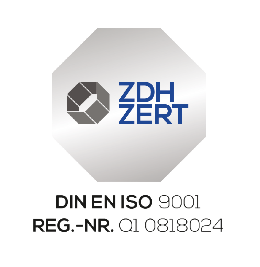 Zertifizierungen DIN EN ISO 9001